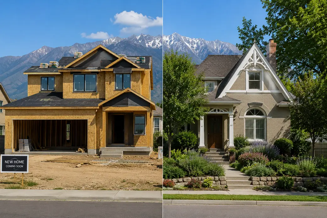 Construccion Nueva o Casa Existente, Cual Es Mejor Opcion en Utah Ahora