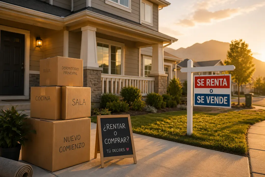 Rentar vs Comprar Despues de Mudarte a Utah: Que Deberias Hacer Primero