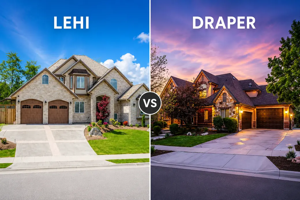 Lehi vs Draper: Cual Ciudad de Silicon Slopes Es Correcta para Ti en 2026