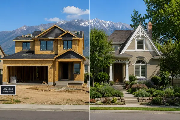 Construccion Nueva o Casa Existente, Cual Es Mejor Opcion en Utah Ahora