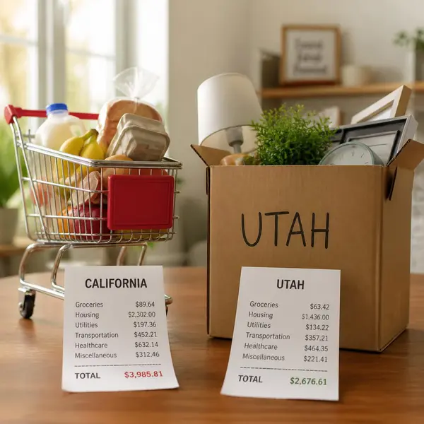Es Utah Realmente Mas Barato Que California, Un Desglose Real de 2026