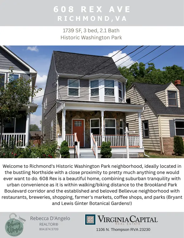 feature image of 608 Rex Ave in Historic Richmond, VA