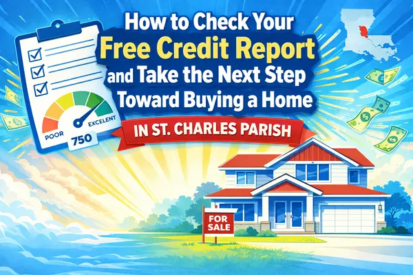 How to Check Your Free Credit Report and Take the Next Step Toward Buying a Home in St. Charles Parish,Brandy Nichols