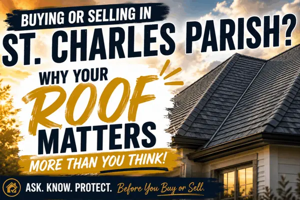 Buying or Selling in St. Charles Parish? Why Your Roof Matters More Than You Think