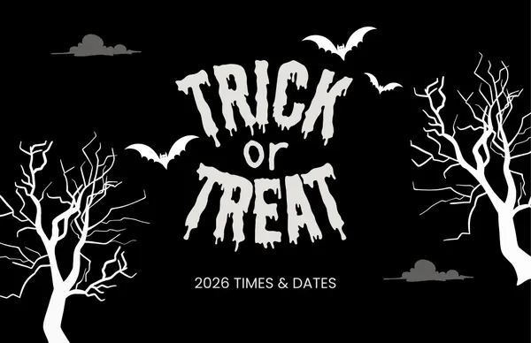 2026 Trick-or-Treat Times