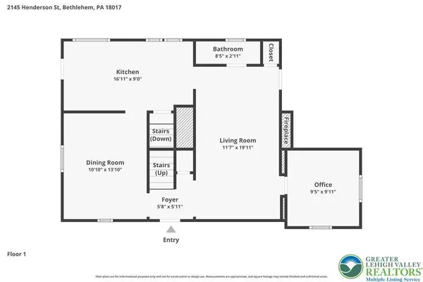 2145 Henderson ST, Bethlehem City, PA 18017