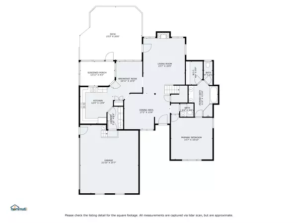 First Floor Floorplan with Dimensions