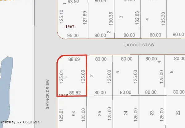 - (29-36-13-Kk-1568-1) La Coco ST SW, Palm Bay, FL 32908