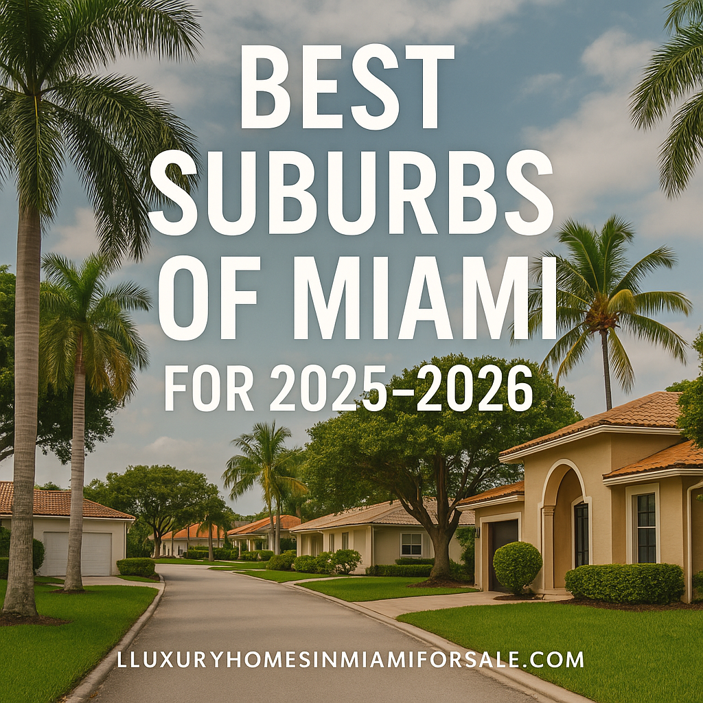 Best Suburbs of Miami for 2025&ndash;2026