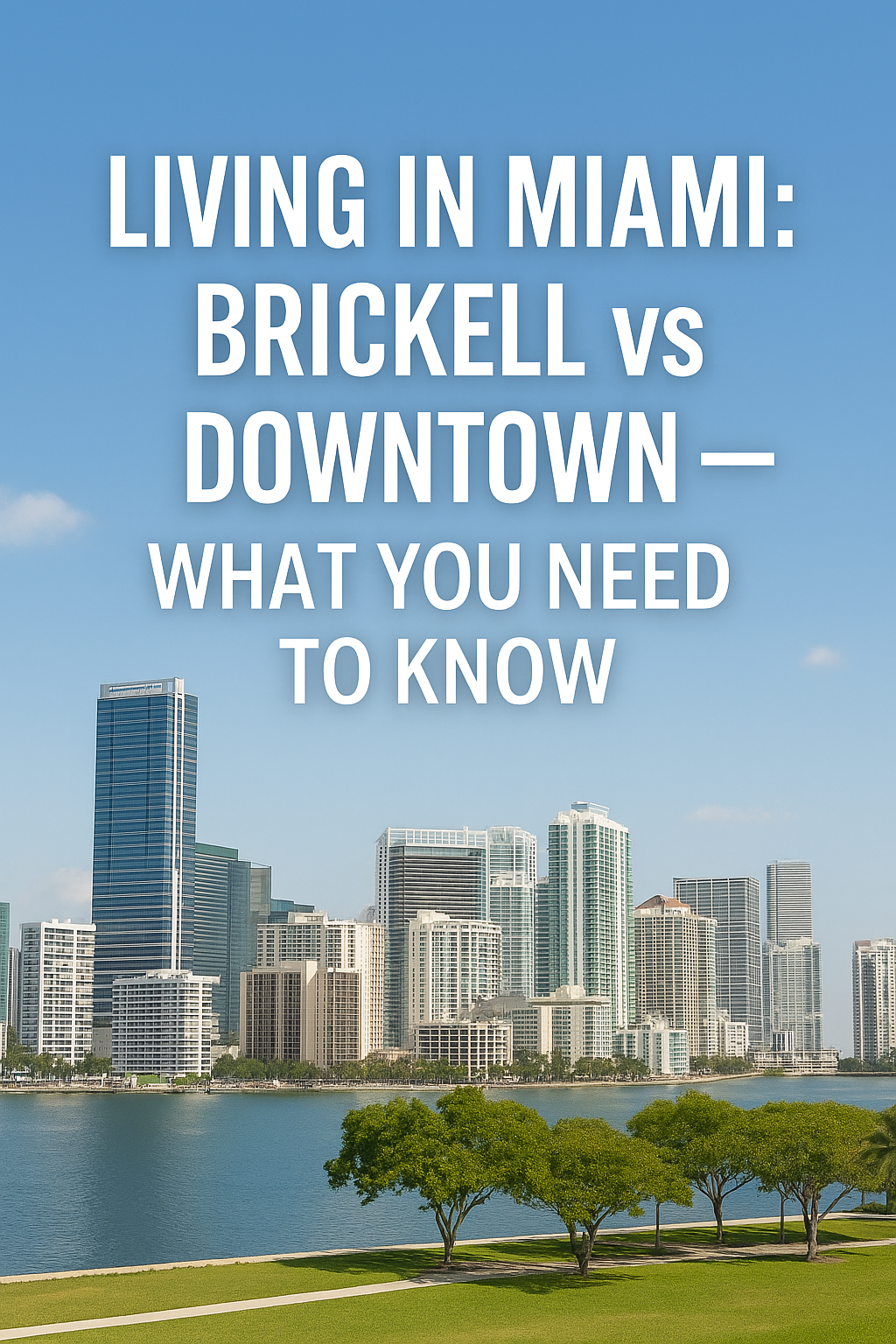 Living in Miami Brickell vs Downtown &mdash; What You Need to Know