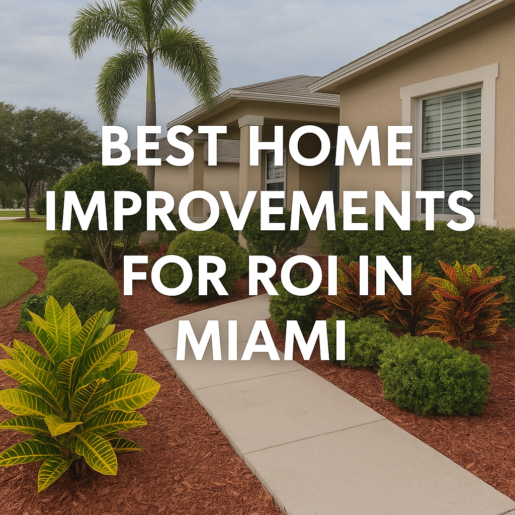 Best Home Improvements for ROI in Miami