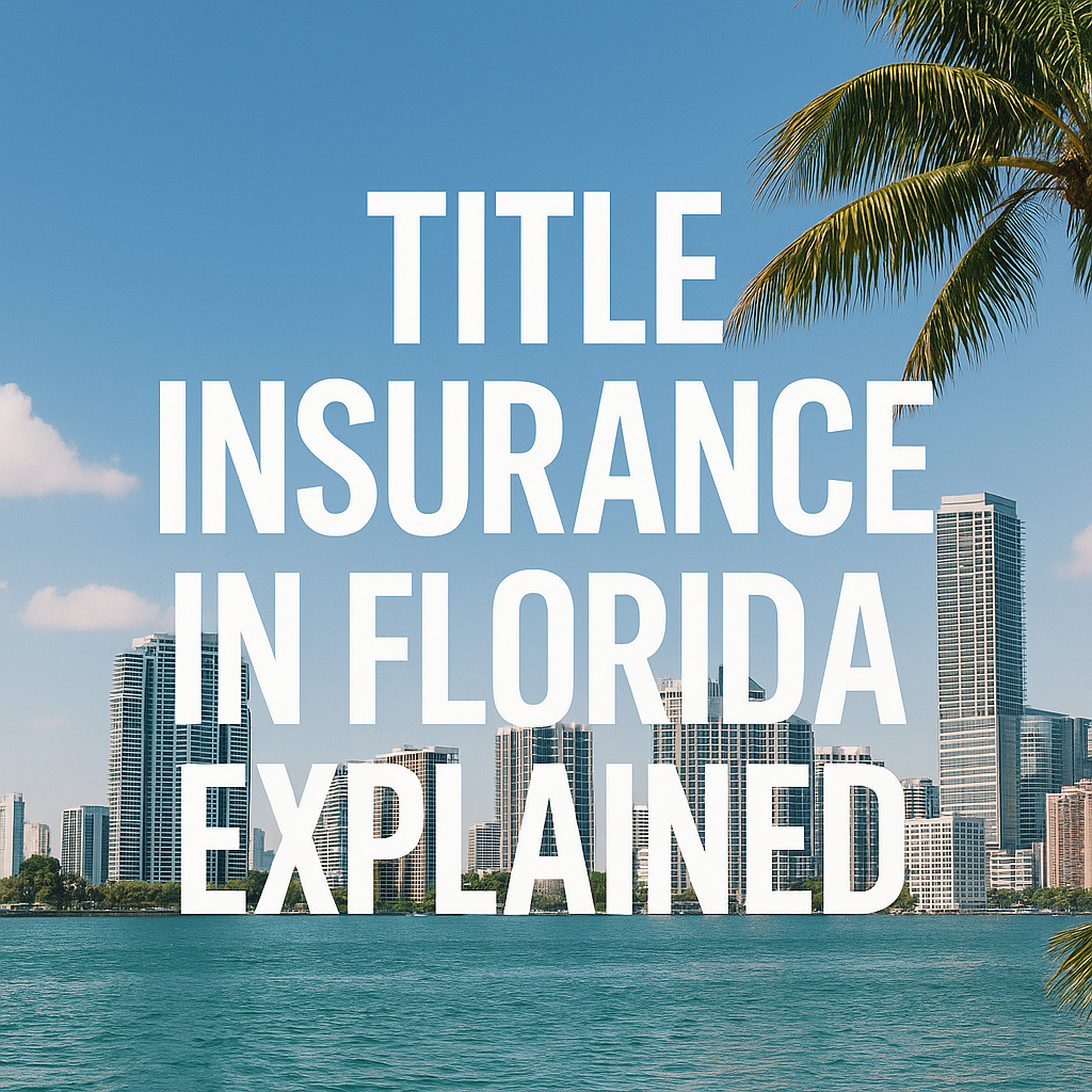 Title Insurance in Florida Explained What Buyers Should Know (2026 Guide)