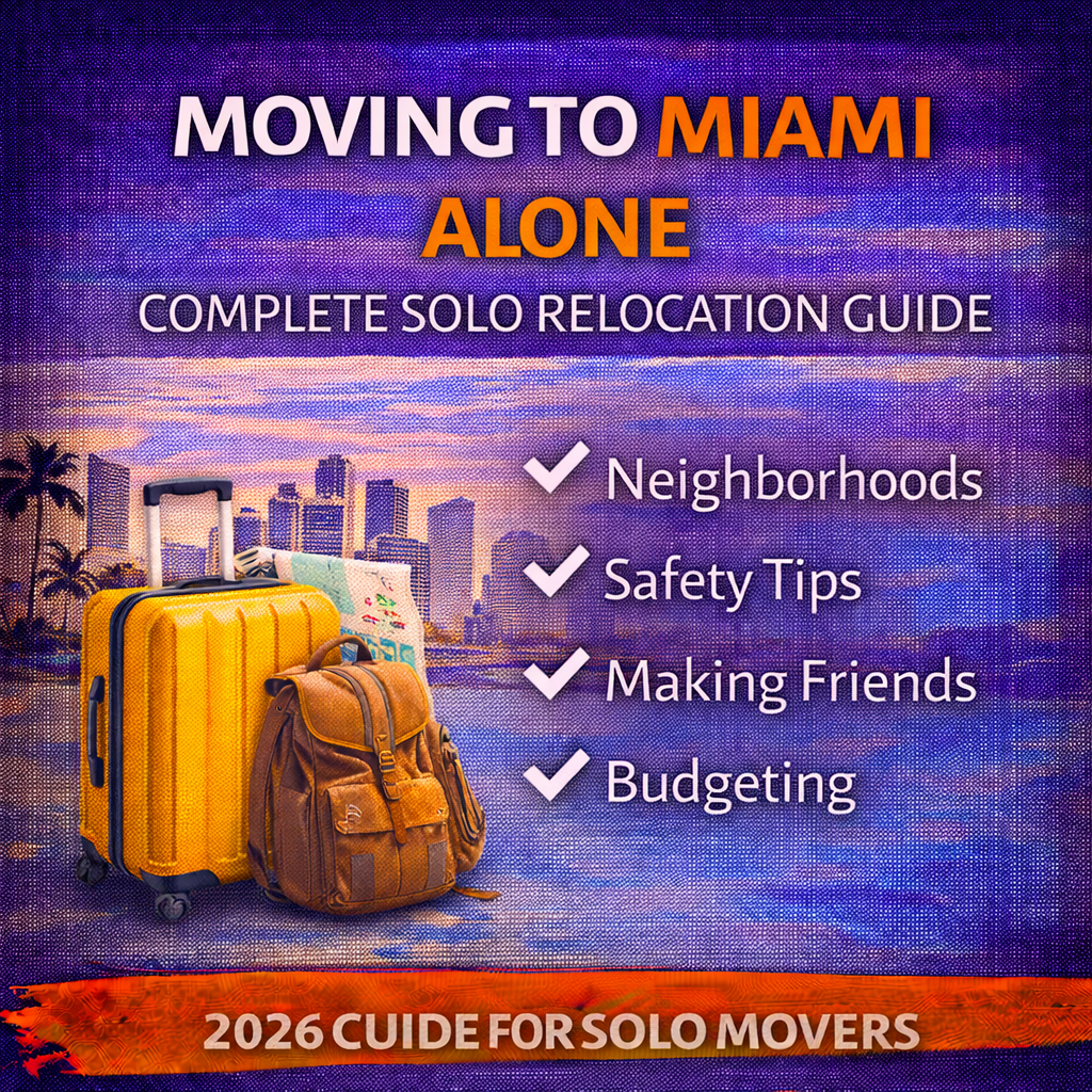 Moving to Miami Alone: Complete Solo Relocation Guide for 2026