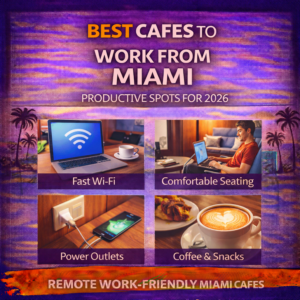 Best Cafes to Work From in Miami Productivity & Coffee 2026