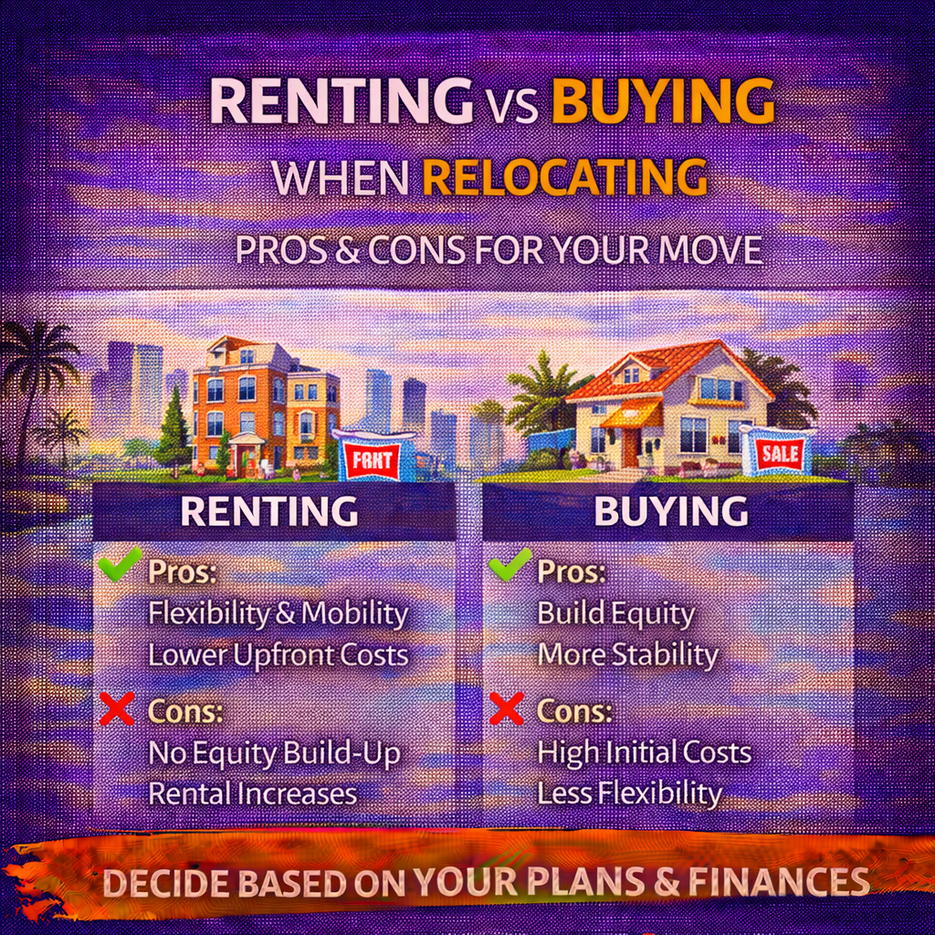 Renting vs Buying When Relocating: Pros, Cons & Decision Guide