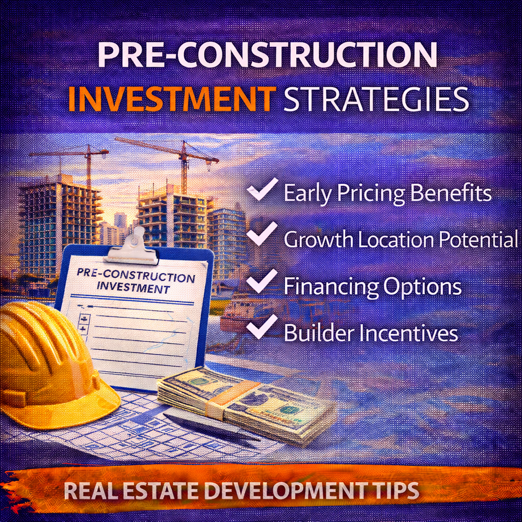 Pre‑Construction Investment Strategies