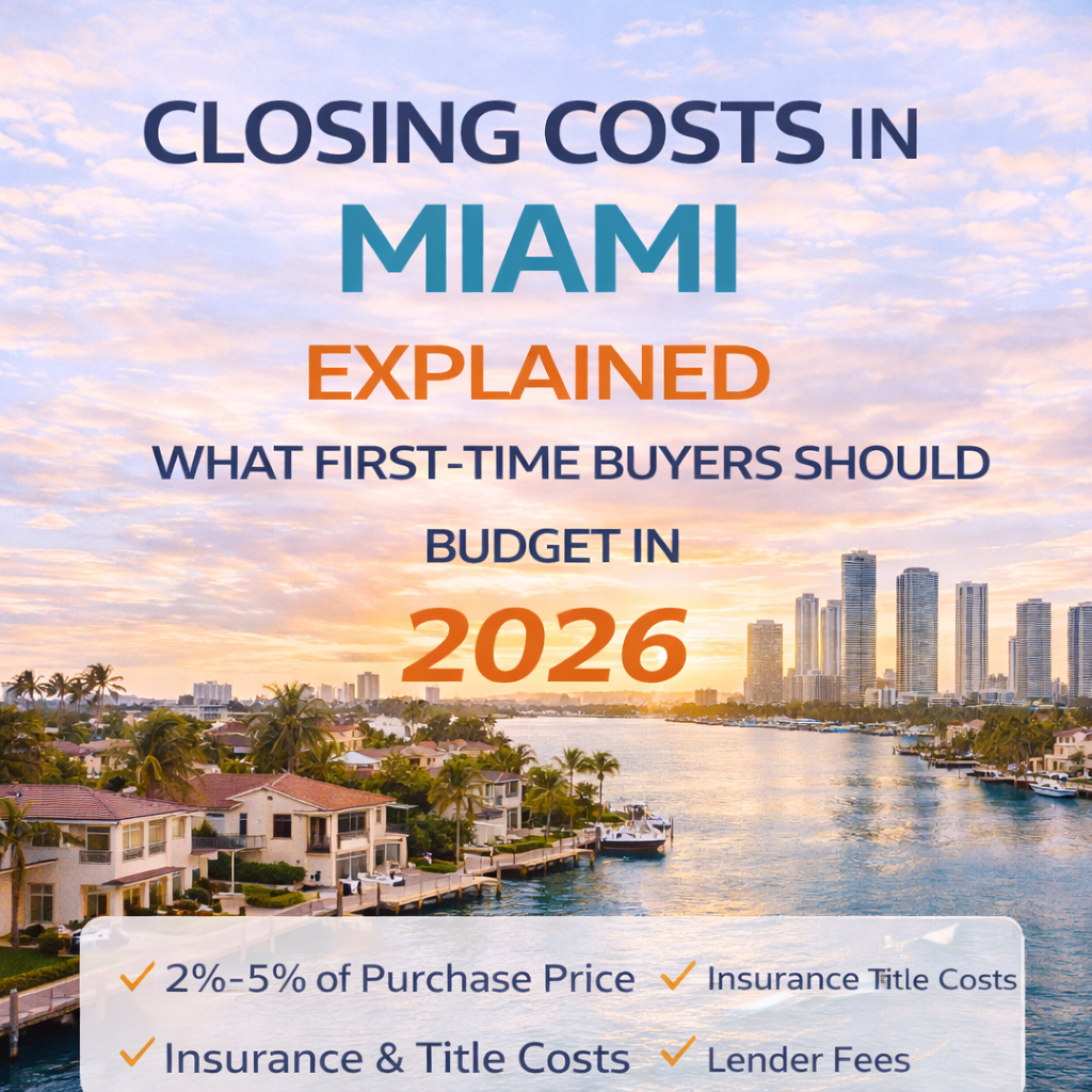 Closing Costs in Miami 2026 | First-Time Buyer Guide