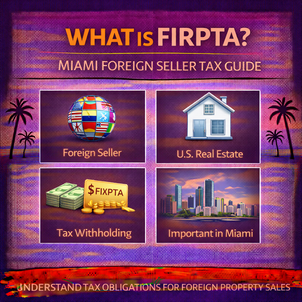 What is FIRPTA, FIRPTA Miami real estate, foreign investment tax rule, Miami property tax FIRPTA, real estate selling Florida