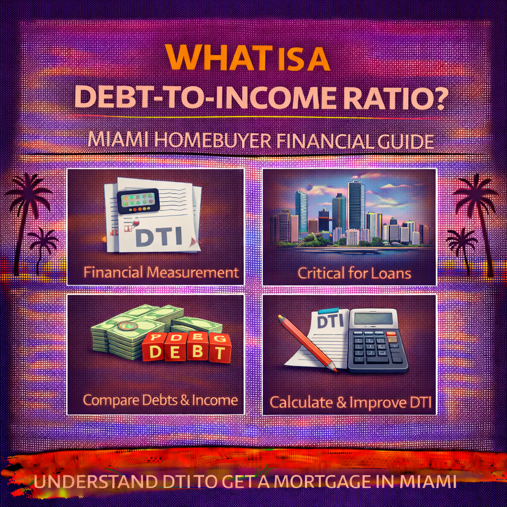 What Is a Debt‑to‑Income Ratio? Miami Homebuyer Financial Guide