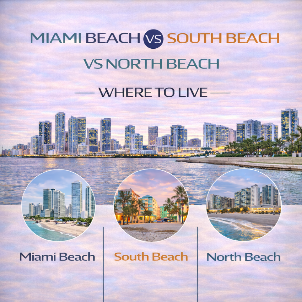 Miami Beach vs South Beach vs North Beach 2026 Comparison