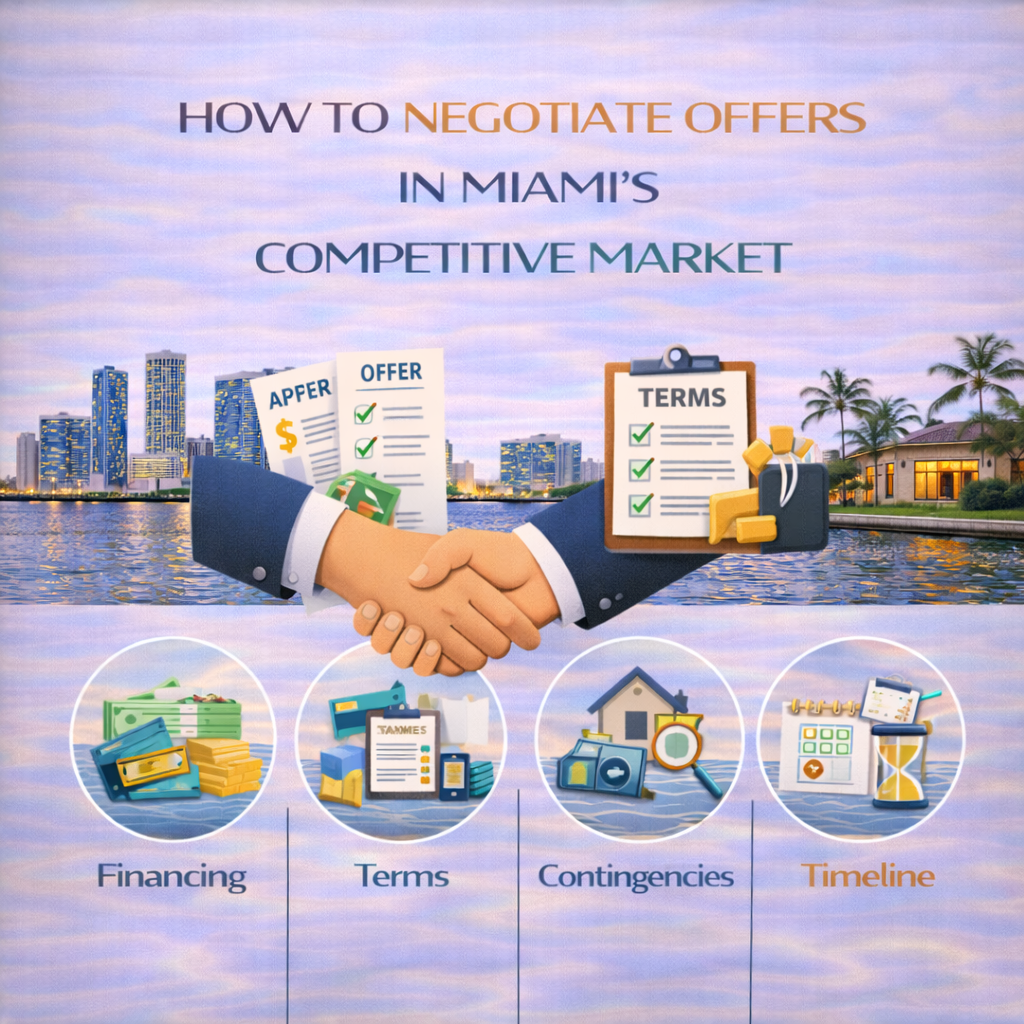 How to Negotiate Offers in Miami’s Market 2026