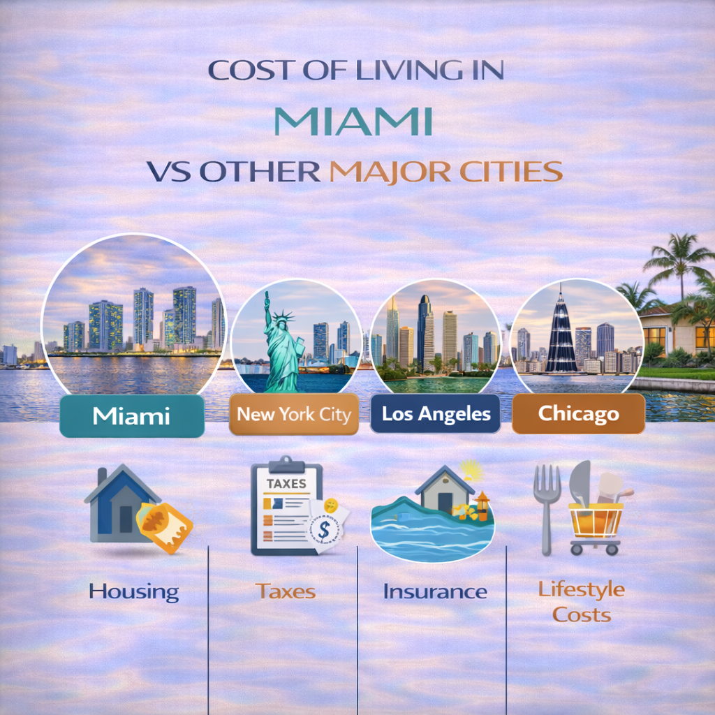 Cost of Living in Miami vs Other Major Cities 2026
