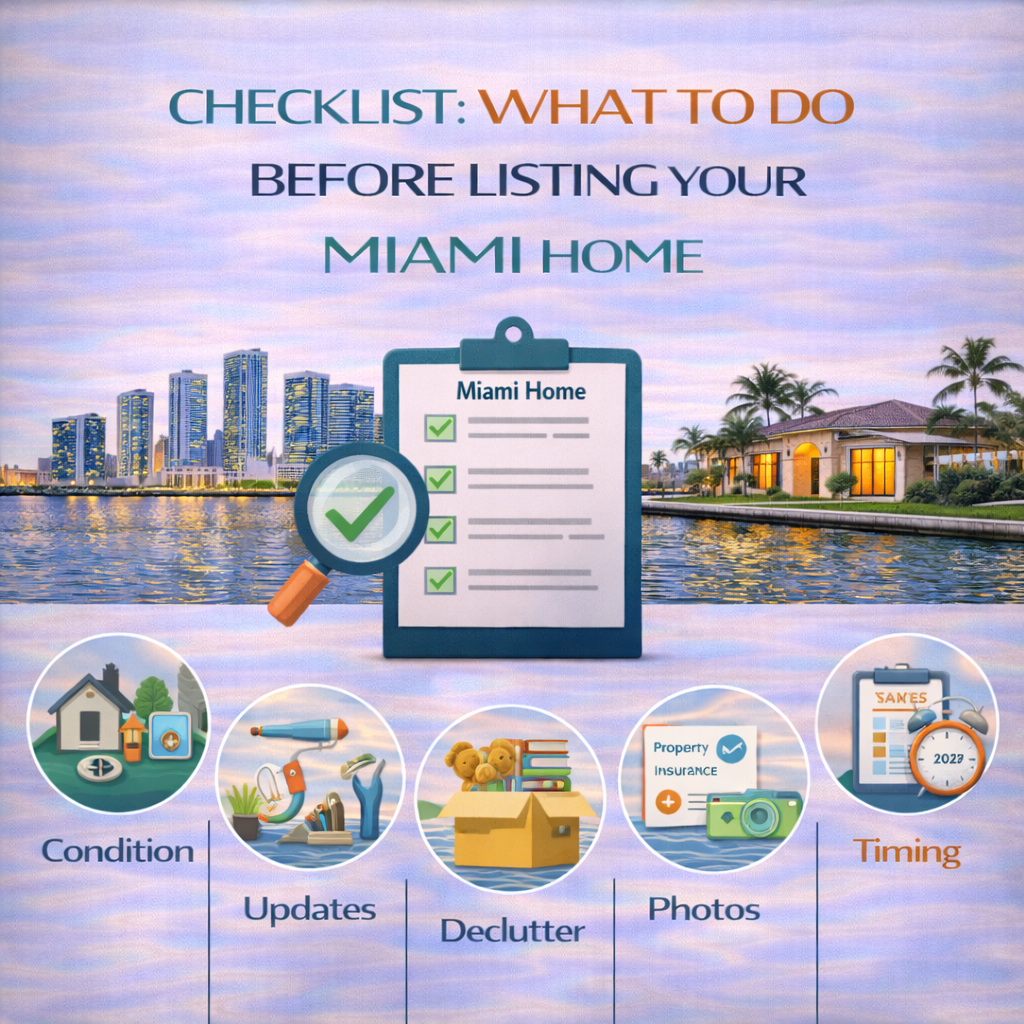 Checklist Before Listing Your Miami Home in 2026