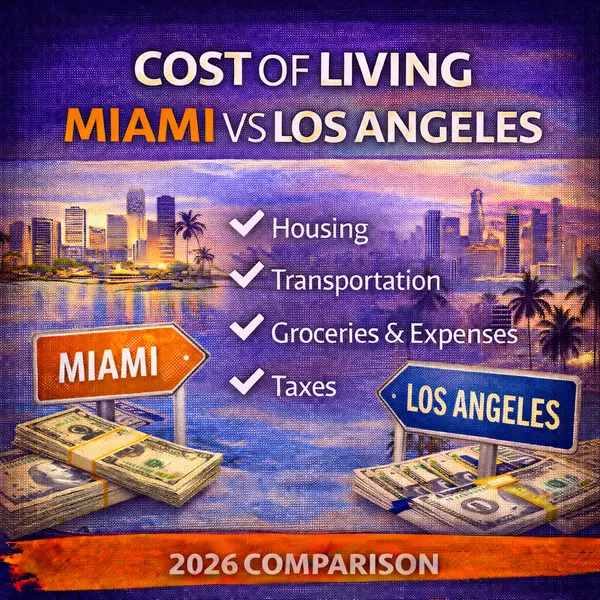 Cost of Living Miami vs Los Angeles 2026 Comparison,Sharon Colón