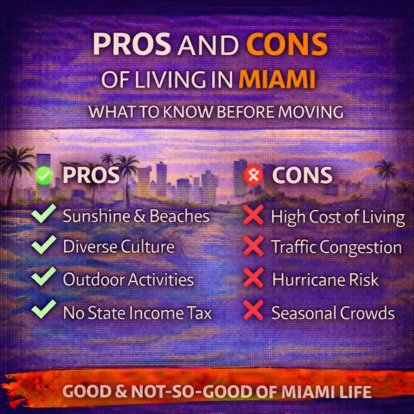 Pros and Cons of Living in Miami What to Know Before Moving