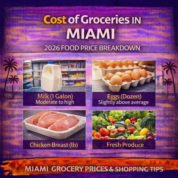 Cost of Groceries in Miami 2026 Food Price Breakdown