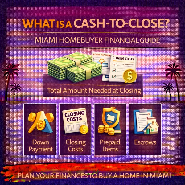 What Is Cash‑to‑Close Miami Homebuyer Financial Guide,Sharon Colón