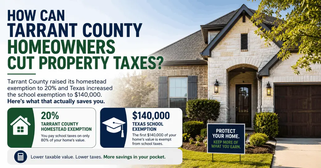 How Can Tarrant County Homeowners Cut Property Taxes?