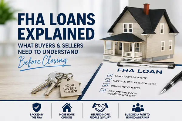 feature image of FHA Loans Explained: What Buyers and Sellers Need to Understand Before Closing