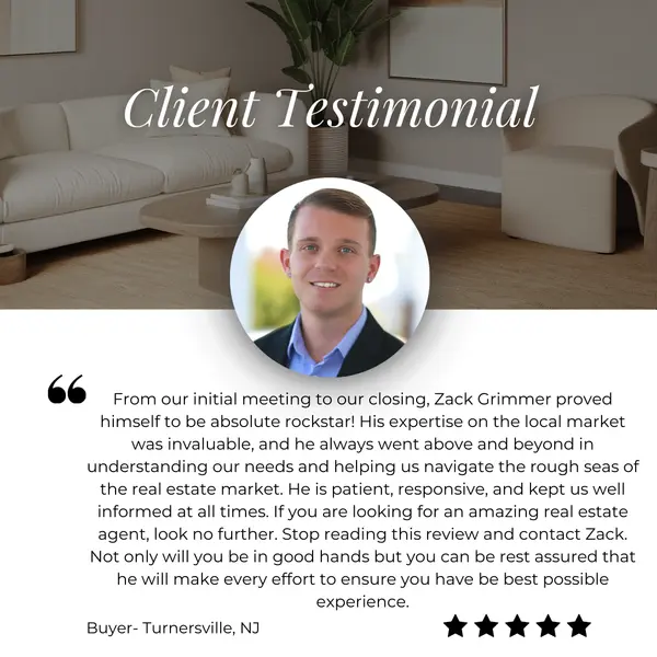 Another 5 Star Review from our Buyer Client,The Zack Grimmer Group, Powered by Real