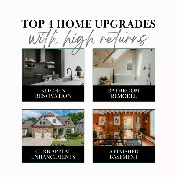 Top 4 Home Upgrades with High Returns - ROI - home improvement