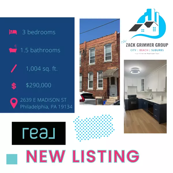 New Listing: 2639 E Madison St, Philadelphia, PA, 19134