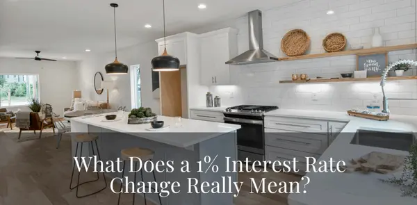 feature image of What Does a 1% Interest Rate Change Really Mean When Buying a Home?