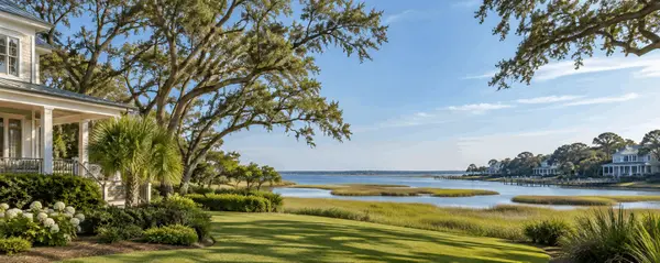 Serene Coastal Marsh Estate View