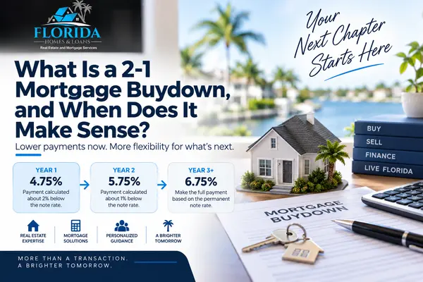 What Is a 2-1 Mortgage Buydown, and When Does It Make Sense?