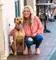 Rachel Romano with a Dog