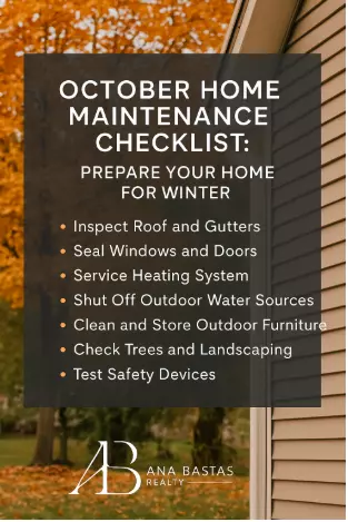 October Home Maintenance Checklist: Prepare Your Home for Winter