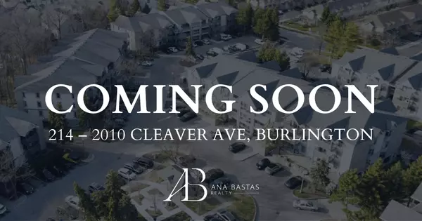 Coming Soon: 214 – 2010 Cleaver Ave, Burlington