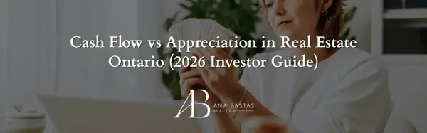 Cash Flow vs Appreciation in Real Estate Ontario (2026 Investor Guide)