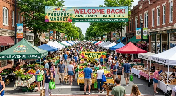 Georgetown Farmers Market 2026 | Downtown Georgetown Saturday Market Guide