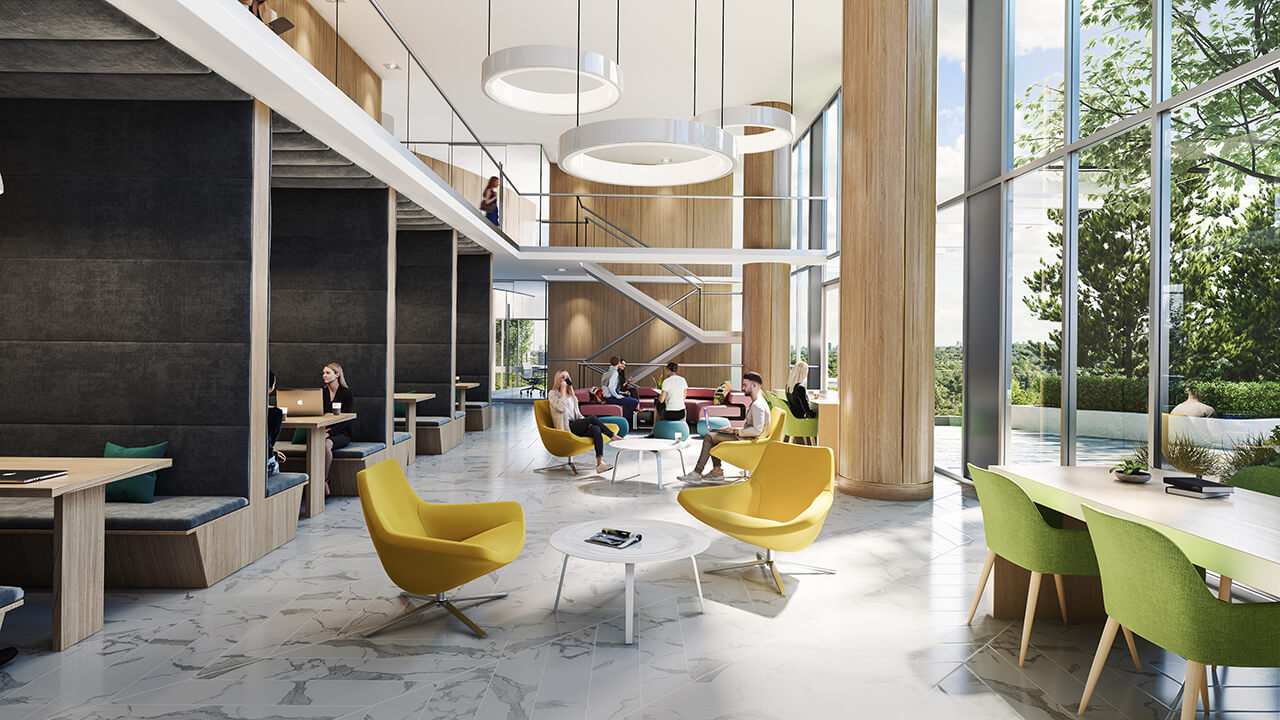 SFU Surrey campus near Park George, part of the City Centre education corridor