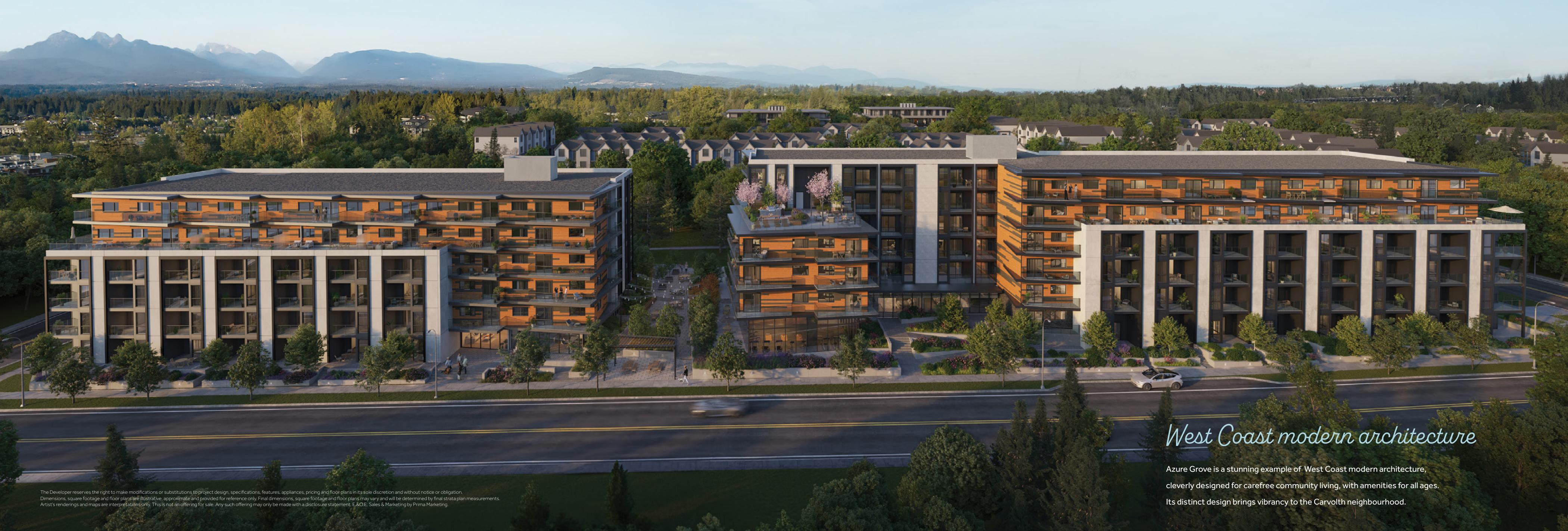 Azure Grove condo community courtyard and landscaped greenway by ML Emporio Properties