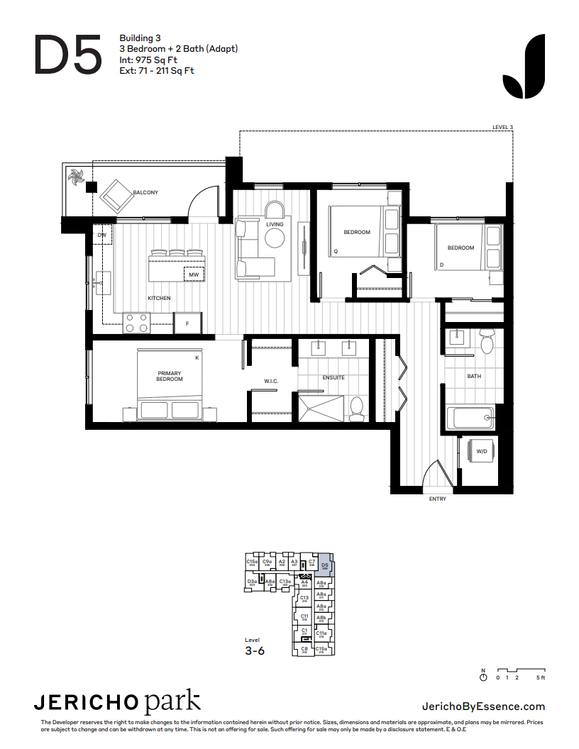 Jericho Park Plan D5, Building 3