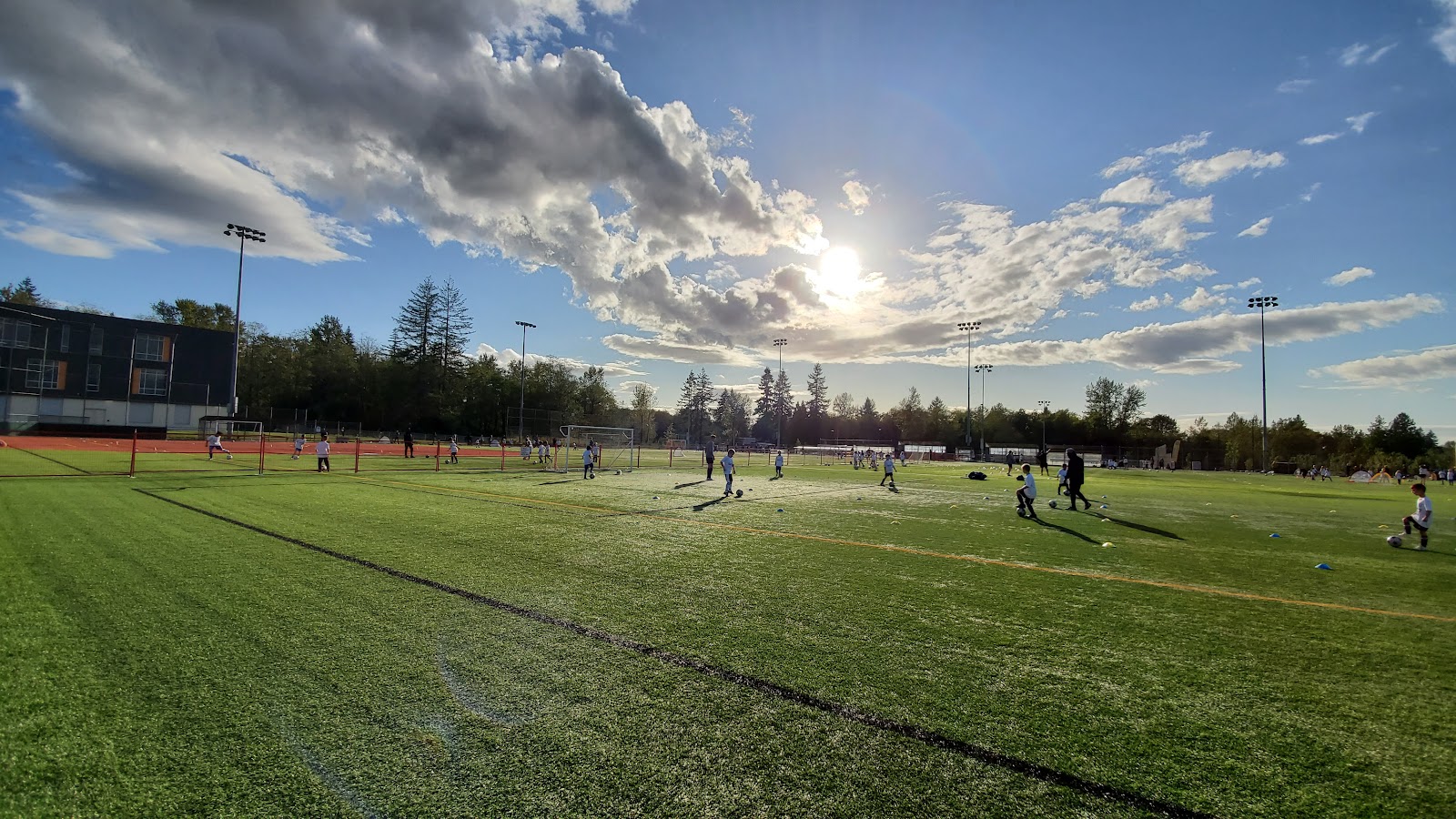 Willoughby Community Park grounds, the 59.5-acre multi-use sports + family hub in Willoughby Heights
