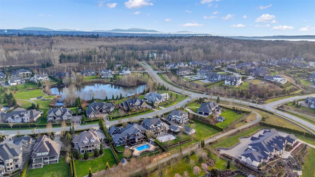 Drone view over Campbell Valley Regional Park in South Langley, the largest of the 5 parks at over 1,300 acres