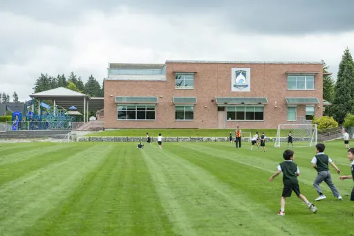 Southridge School exterior in South Surrey, the prestigious K-12 IB private school